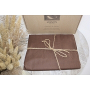 Простынь 19-1217 Chocolate Perla ranforce-elite MirSon - Фото №3