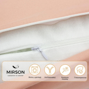 Подушка-валик 8104 Eco Line Coral EcoSilk мікросатин MirSon - Фото №9
