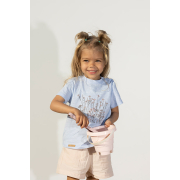 Футболка для девочки ФБ985 супрем Бемби 400-голубой - Фото №4