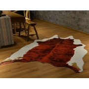 Килим зі штучної шкіри Корова 4мм Homytex бордовий - Фото №4