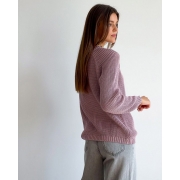 Джемпер в'язаний Cotton рожевий Art Knit Прованс - Фото №4