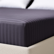 Простирадло натяжне Boston Anthracite Stripe сатин-страйп Ютек - Фото №3