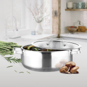 Кастрюля с крышкой Shallow Maestro 2.5л MR3514-22 - Фото №3