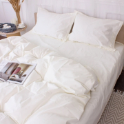 Постільна білизна Poplin Line 002 Milky White поплін MirSon - Фото №5