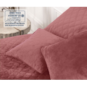 Покрывало Ромб круглый Velour ТЕП mesa rose - Фото №3