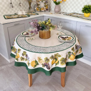 Скатертина гобеленова кругла LiMaSo Round044VE - Фото №5