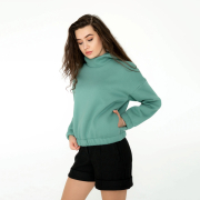 Худі жіноче базове на гумці Поділля Lesia м'ятне - Фото №6