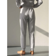 Костюм жіночий капітоній German Volf сірий меланж - Фото №12