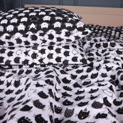 Постільна білизна 17-0673 Monochrome Meows ranforce-elite MirSon - Фото №5