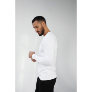 Лонгслів чоловічий German Volf 23117 білий - Фото №3