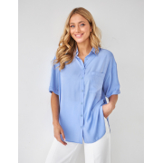 Сорочка літня Wear me блакитна CB000003239 - Фото №3