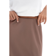 Спідниця довга шовкова 25040 German Volf мокко - Фото №8