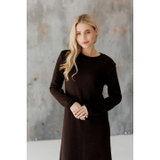 Сукня в'язана Ніколь максі Art Knit шоколадний - Фото №8