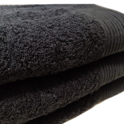 Рушник махровий Nova 400г SoundSleep чорний - Фото №6