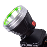 Ліхтар налобний акумуляторний 9х8х7 см LED 3 режими Yiwu HP-JG-3 - Фото №7