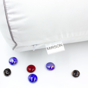 Подушка-валик 8100 Eco Line White EcoSilk мікросатин MirSon - Фото №6