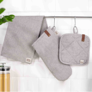 Серветка бавовняна Ardesto Oliver сіра - Фото №4