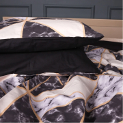 Постільна білизна 17-0693 Marbe Black Blocks ranforce-elite MirSon - Фото №3