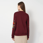 Світшот жіночий Магнолія Lesia бордовий - Фото №3