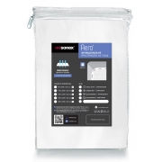 Простирадло на гумці сатинова Aero Optical White Sonex - Фото №3