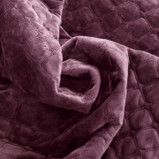 Покривало Ромб круглий Velour ТЕП бордо - Фото №6