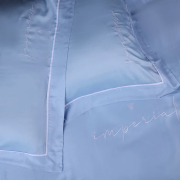 Постільна білизна Imperial Tencel 04 Blue MirSon з вишивкою - Фото №7