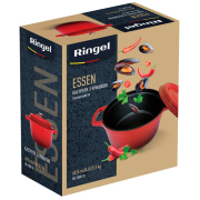 Каструля чавунна з кришкою Ringel Essen 26 см 4.8 л RG-2300-26 - Фото №6