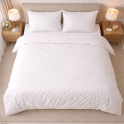 Простынь отельная перкаль Ideia белая - Фото №8