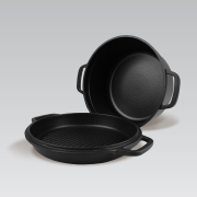 Кастрюля Maestro Cast с крышкой гриль 6,7л MR4128 - Фото №6