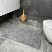 Килимок для ванної кімнати Ананас DarianA сріблясто-сірий - Фото №6