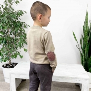 Джемпер для хлопчика Мопс Прованс 015335 бежевий - Фото №4