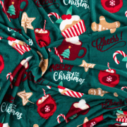 Плед фланелевий Різдвяні ласощі Christmas Flannel Ardesto - Фото №3