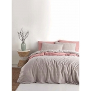 Комплект постільної білизни SoundSleep Stonewash AURA OPAL GREY сірий - Фото №6