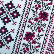 Рушник вафельний кухонний Традиції ТМ Emily червоний - Фото №8