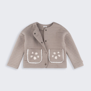 Жакет для дівчинки КФ256 капітоне Бембі H00-коричневий - Фото №3