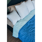 Покривало декоративне двостороннє Tahiti синій-блакитний Sonex - Фото №4