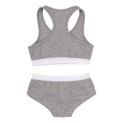 Комплект для девочки КП265 супрем Бемби XM0-серый-меланж - Фото №3