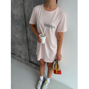 Футболка-туніка Be Happy ST1 Cosy ніжно-рожева - Фото №8