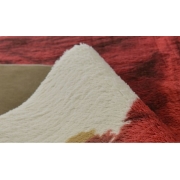 Килим зі штучної шкіри Корова 4мм Homytex бордовий - Фото №6