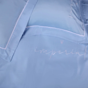 Постільна білизна Imperial Tencel 04 Blue MirSon з вишивкою - Фото №3