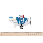 Літак металевий інерційний Same Toy Aircraft синій SY8013AUt-2 - Фото №3