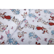 Комплект постільної білизни підлітковий Bunnies SoundSleep бязь - Фото №3