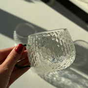 Кружка скляна Драго 430 мл Olens 8030-264 синя - Фото №3