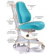 Крісло Mealux Match KBL grey base Y-528 KBL - Фото №3