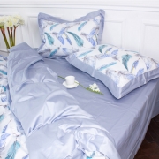 Постільна білизна Azure Jay сатин-принт elit MirSon - Фото №5