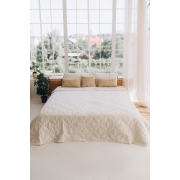 Покривало декоративне Hawaii з наволочками Sonex бежевий - Фото №6