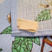 Рушник великодній вафельний кухонний З Великоднем Emily блакитний - Фото №5