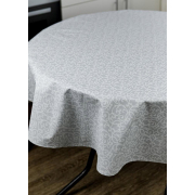 Скатертина кругла плямостійка Айс вензель Simfoni Прованс - Фото №3