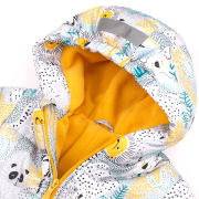 Комбінезон зимовий КБ215 плащівка Бембі X01-сірий-принт - Фото №4