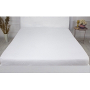 Простирадло на гумці Велюр Winter Frost 28-0001 White Velvet MirSon - Фото №4